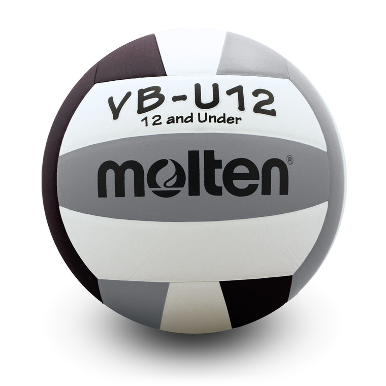 VBU12 Light Volleyball- Black/Silver